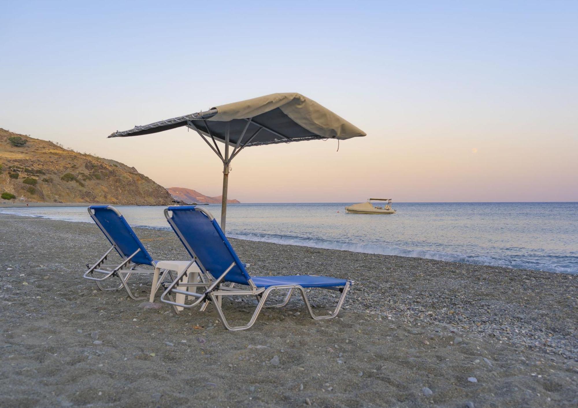 Shades Of Blue Villa Kaloi Liménes Dış mekan fotoğraf
